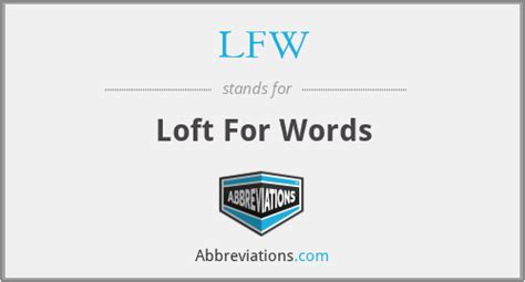 loft for words